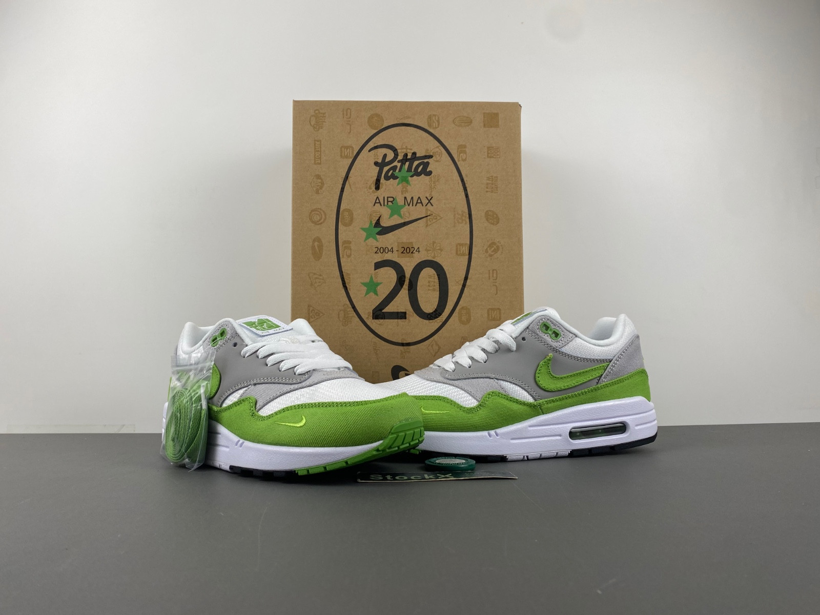 patta x nike air max 1 Ch10rophyll - hf1012-300