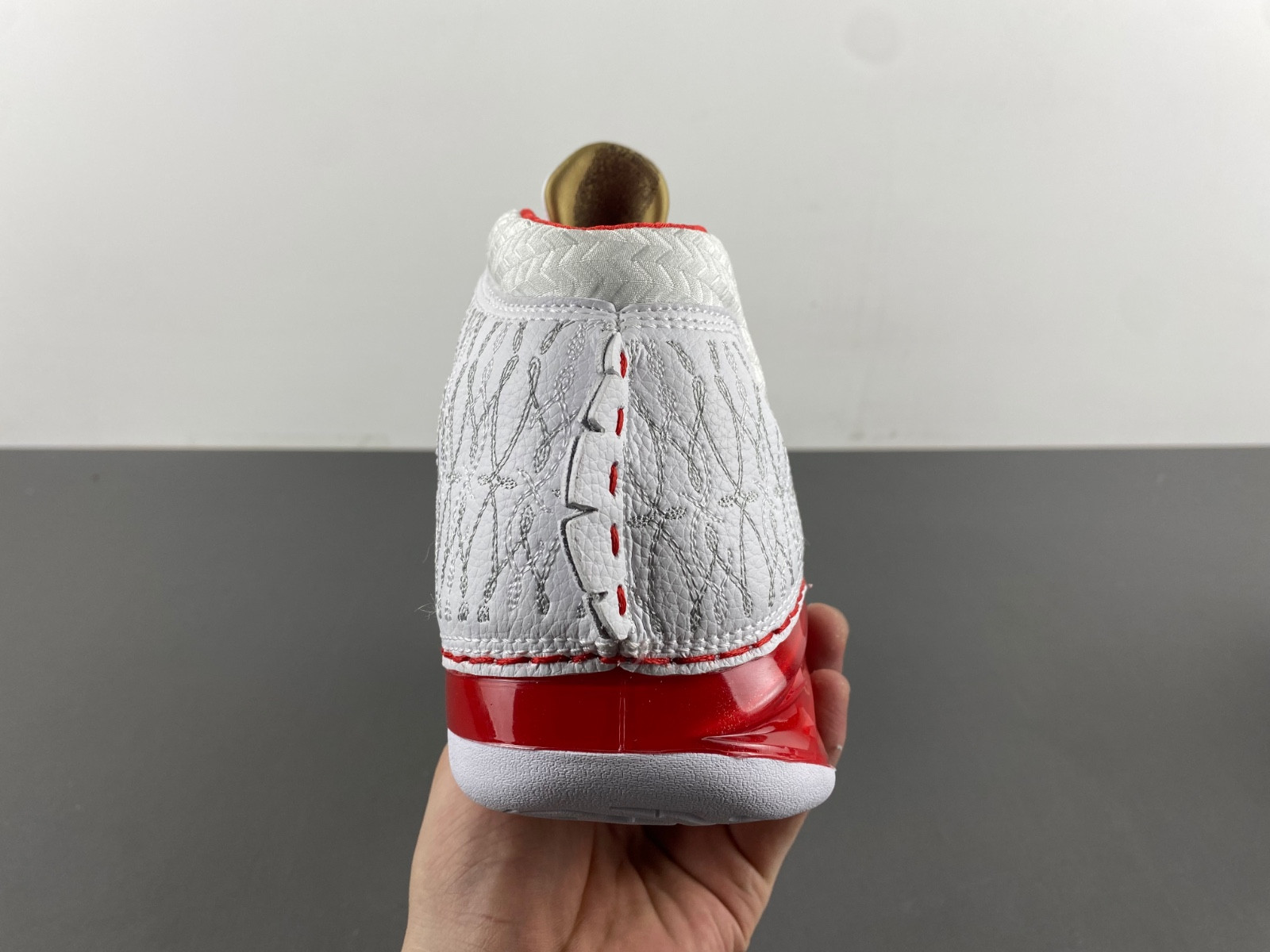 Jordan 23 White Varsity Red Men