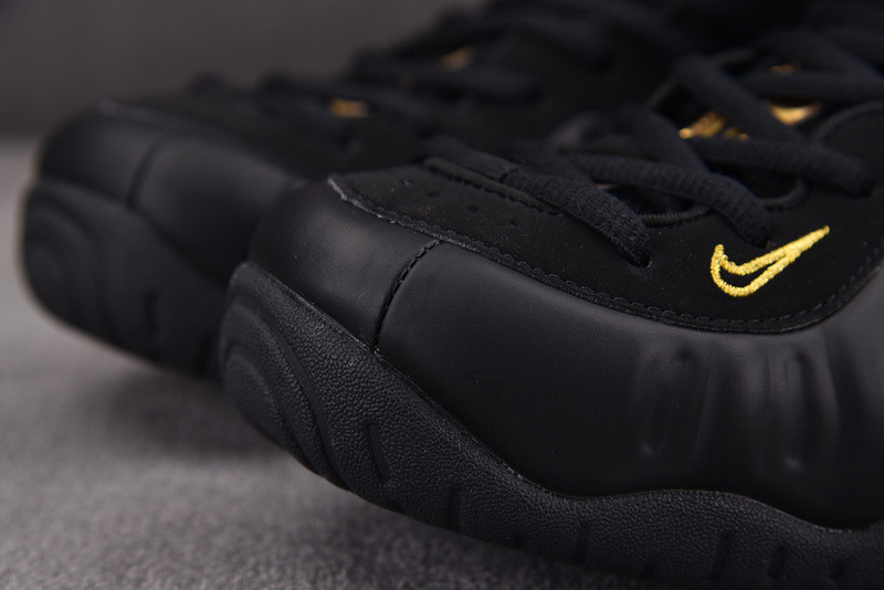 Nike Air Foamposite Pro Black Metallic Gold Men