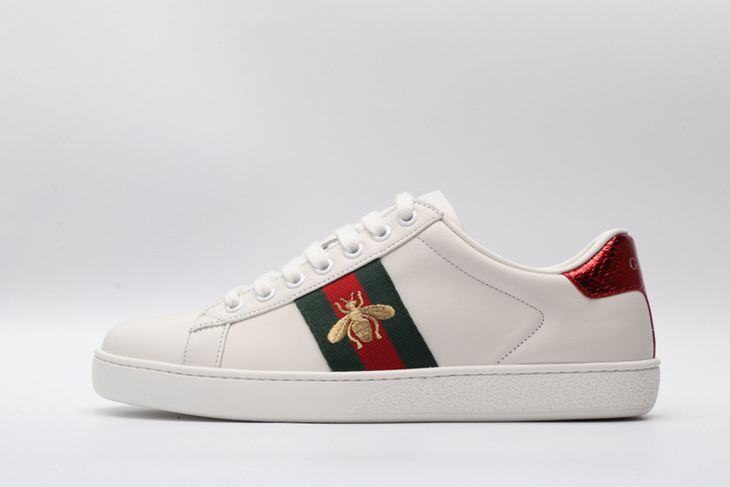 Gvc*1 ace embroidered low-top sneaker white with bee