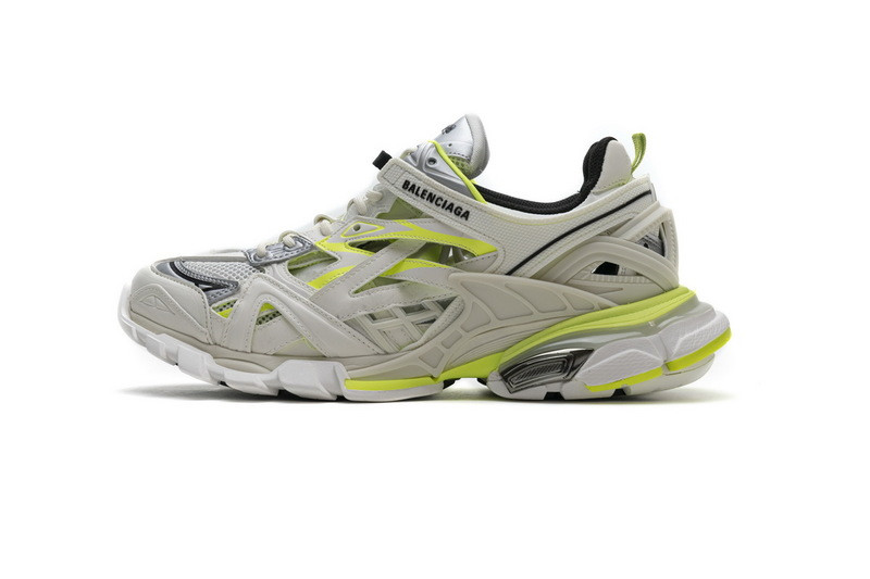 Ba1en*iaga track 2.0 white fluo yellow