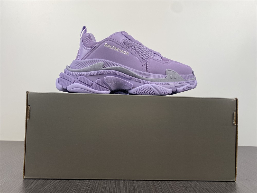 Ba1en*iaga triple s green purple 1.0 sneaker