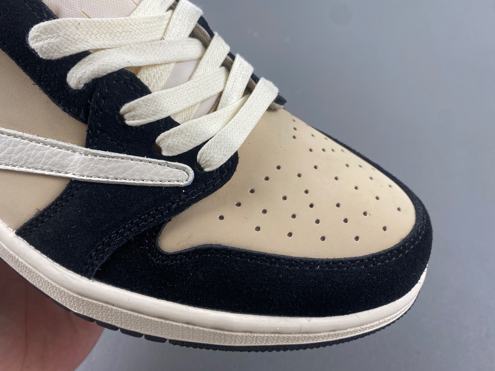 travis scott x air jordan 1 low og pale vanilla dm7866-201