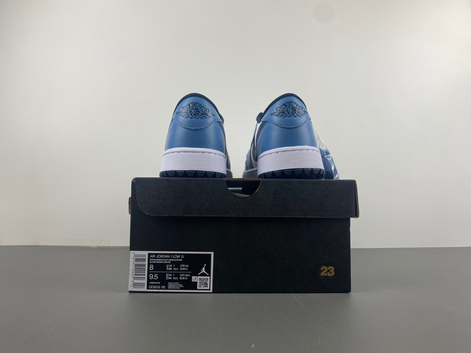 jordan 1 low golf white aegean storm men