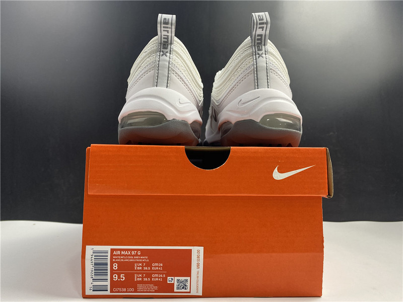nike air max 97 golf white pure platinum - ci7538-100