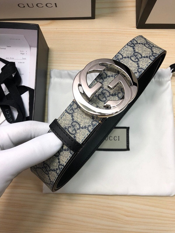 G*u*i gg belt with g buckle 411924-1