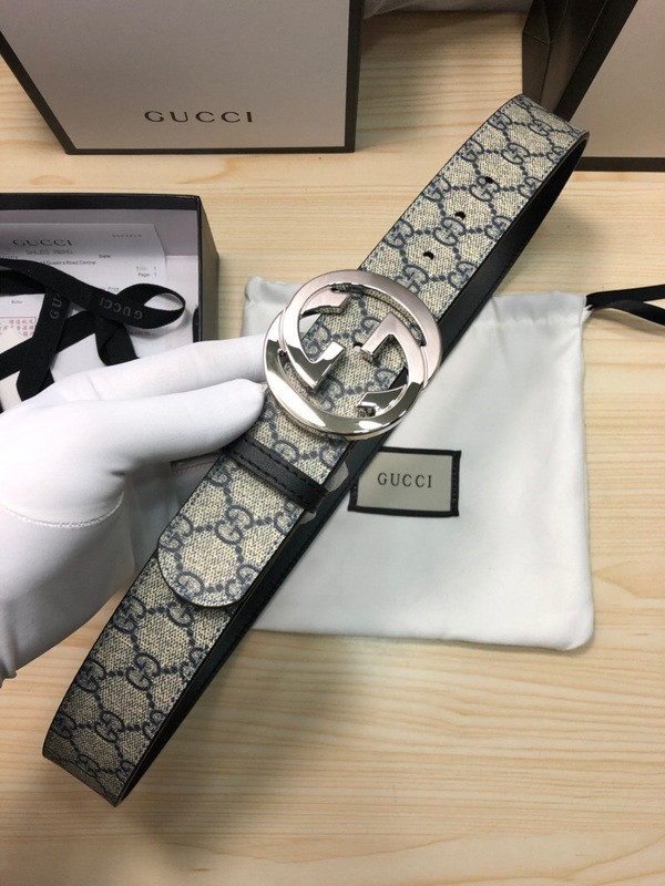 G*u*i gg belt with g buckle 411924-1