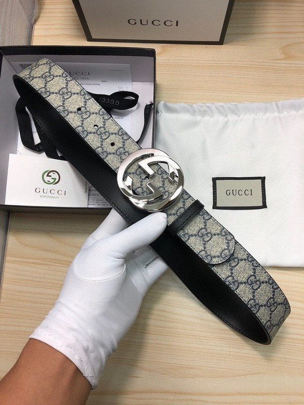 G*u*i gg belt with g buckle 411924-1