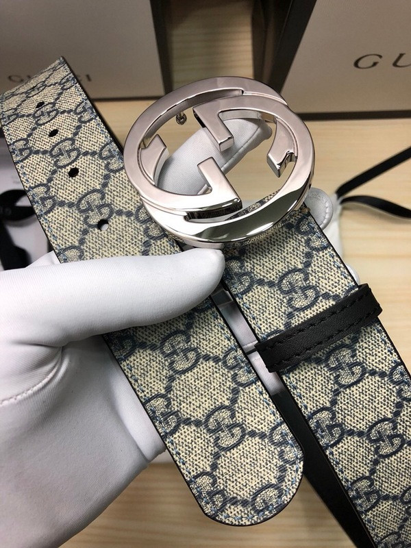 G*u*i gg belt with g buckle 411924-1