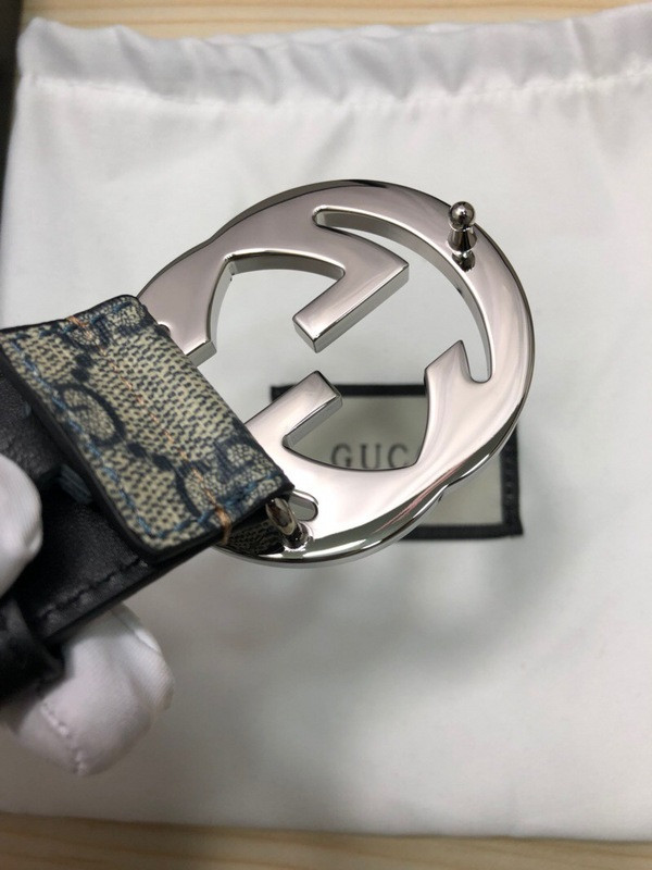 G*u*i gg belt with g buckle 411924-1