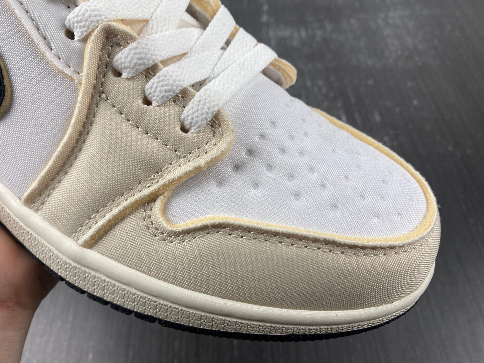 air jordan 1 low og ex "sail" dv0982-100
