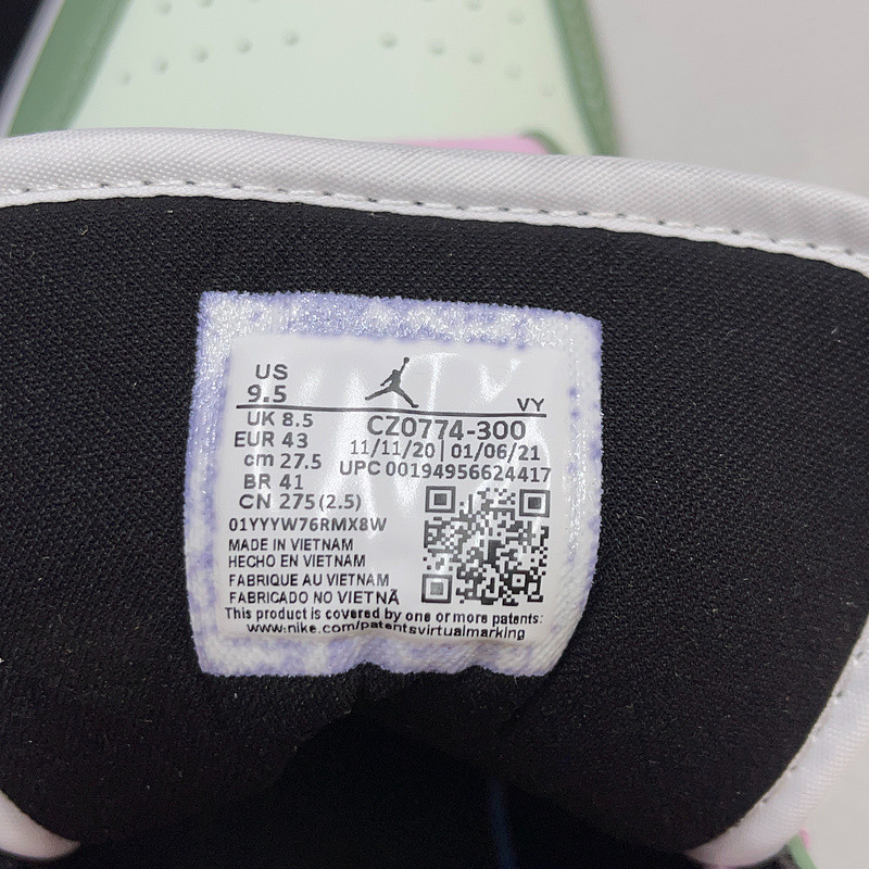 jordan 1 mid dutch green (w) - cz0774-300
