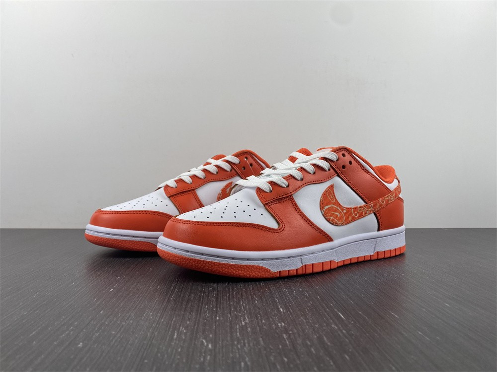 nike dunk low essential paisley pack orange (w) dh4401-103