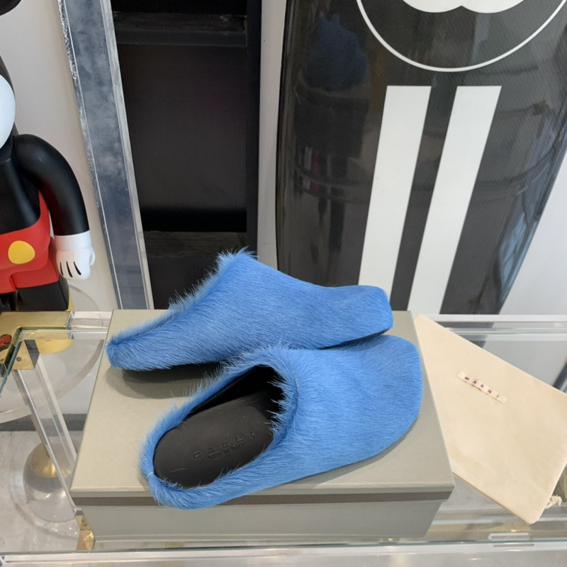 Ma*n1 blue fussbett sabot loafers