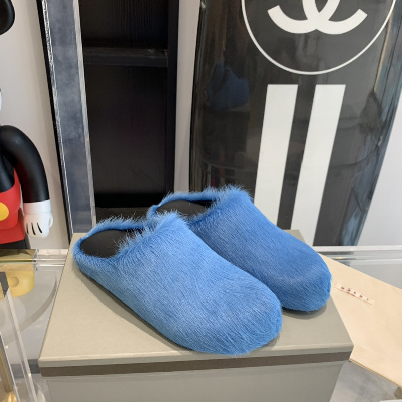 Ma*n1 blue fussbett sabot loafers