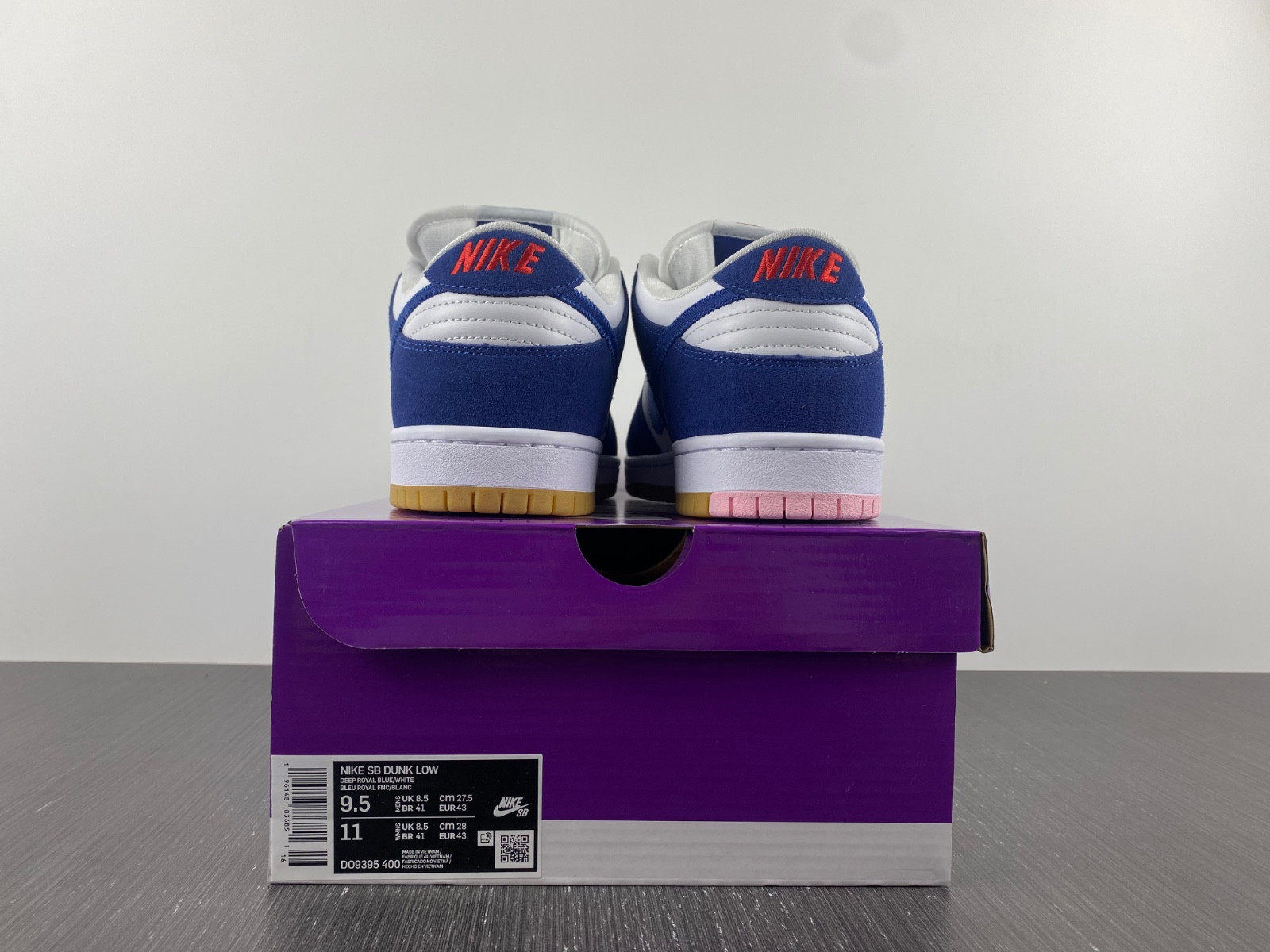 nike sb dunk low dodgers do9395-400
