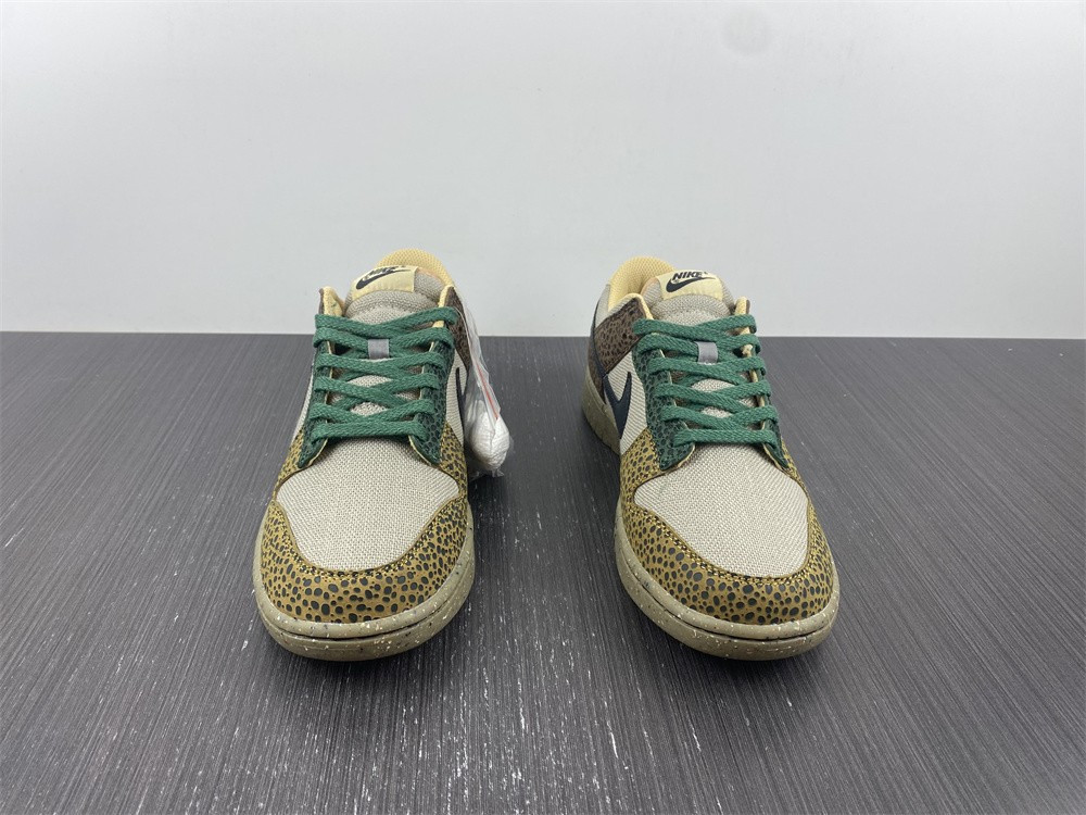 nike dunk low safari G01den moss - dx2654-200