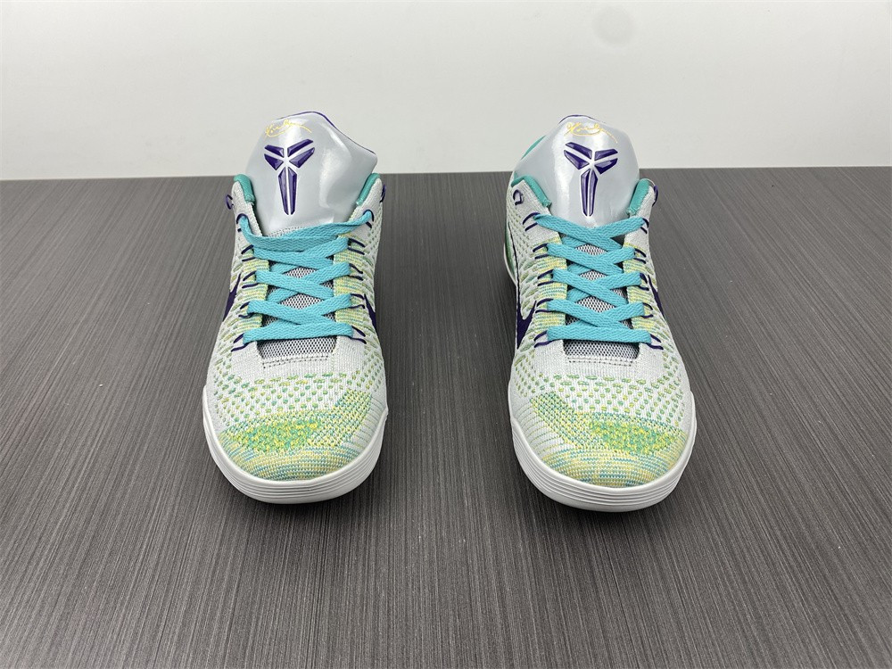 nike kobe 9 elite low grey green 630487-005