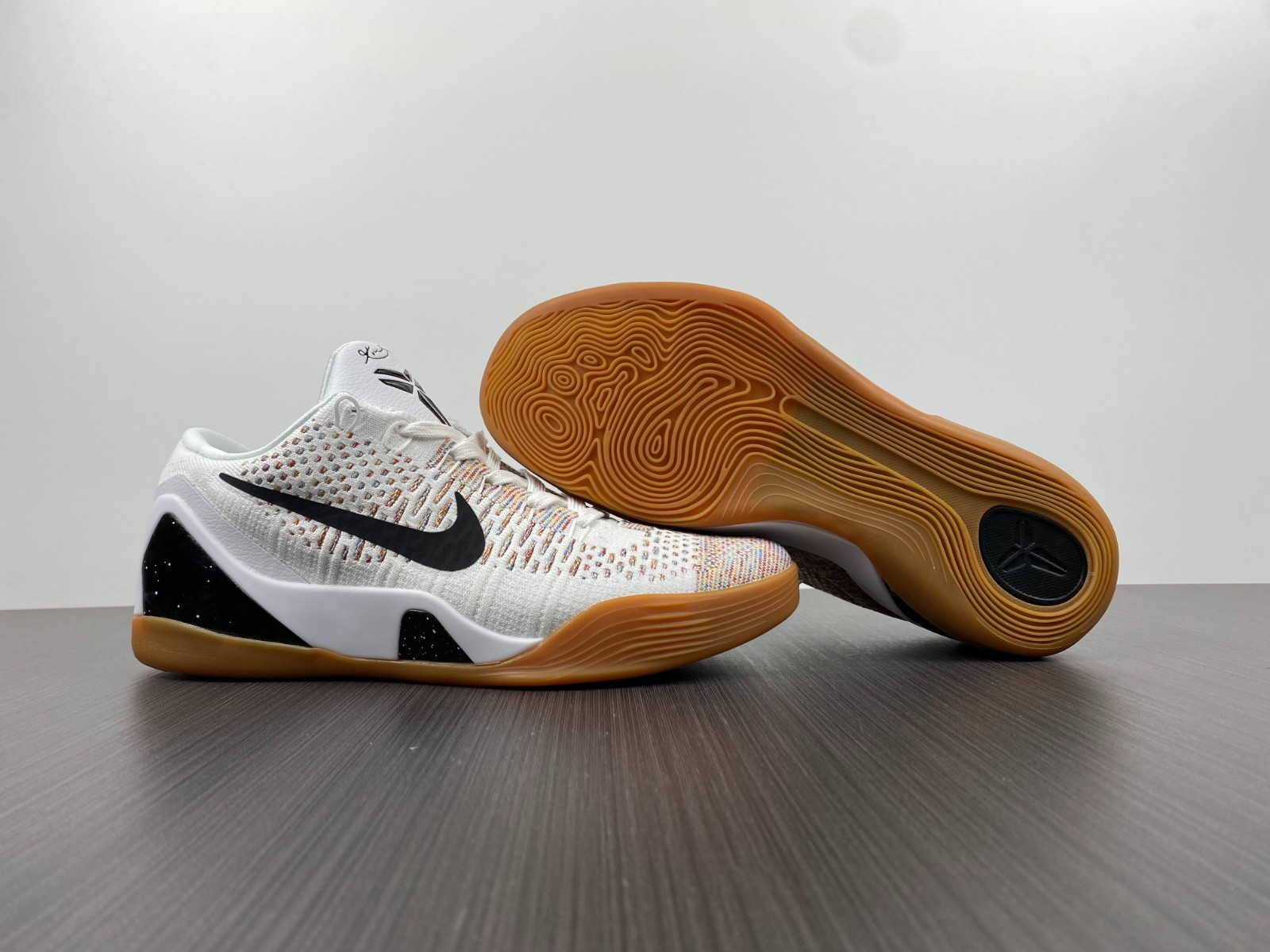 nike kobe 9 elite preM1vm low htm milan white multi 698595-109