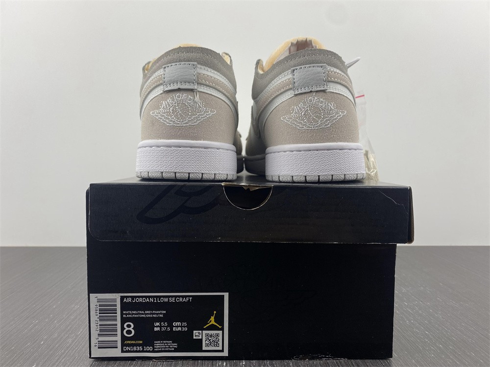 jordan 1 low inside out white phanT0m - dn1635-100