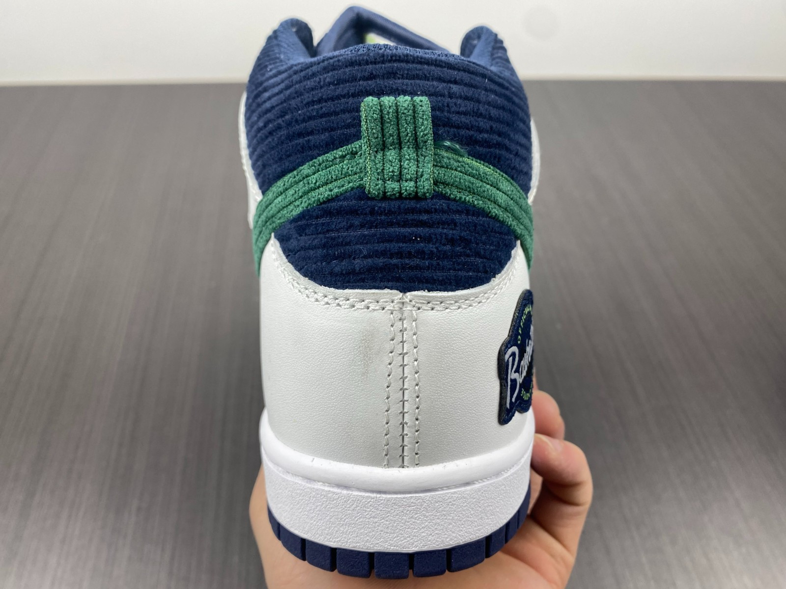 nike dunk high sports specialties white navy dh0953 400