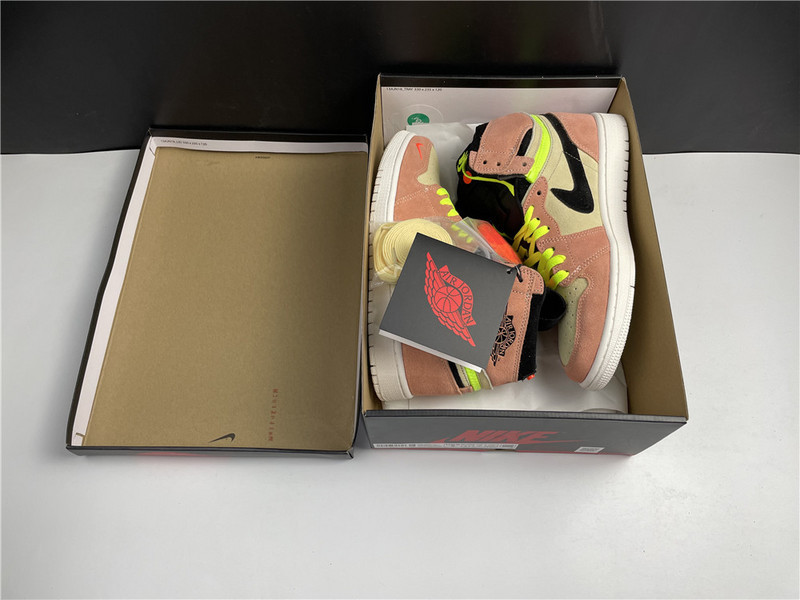 jordan 1 high switch peach - cw6576-800