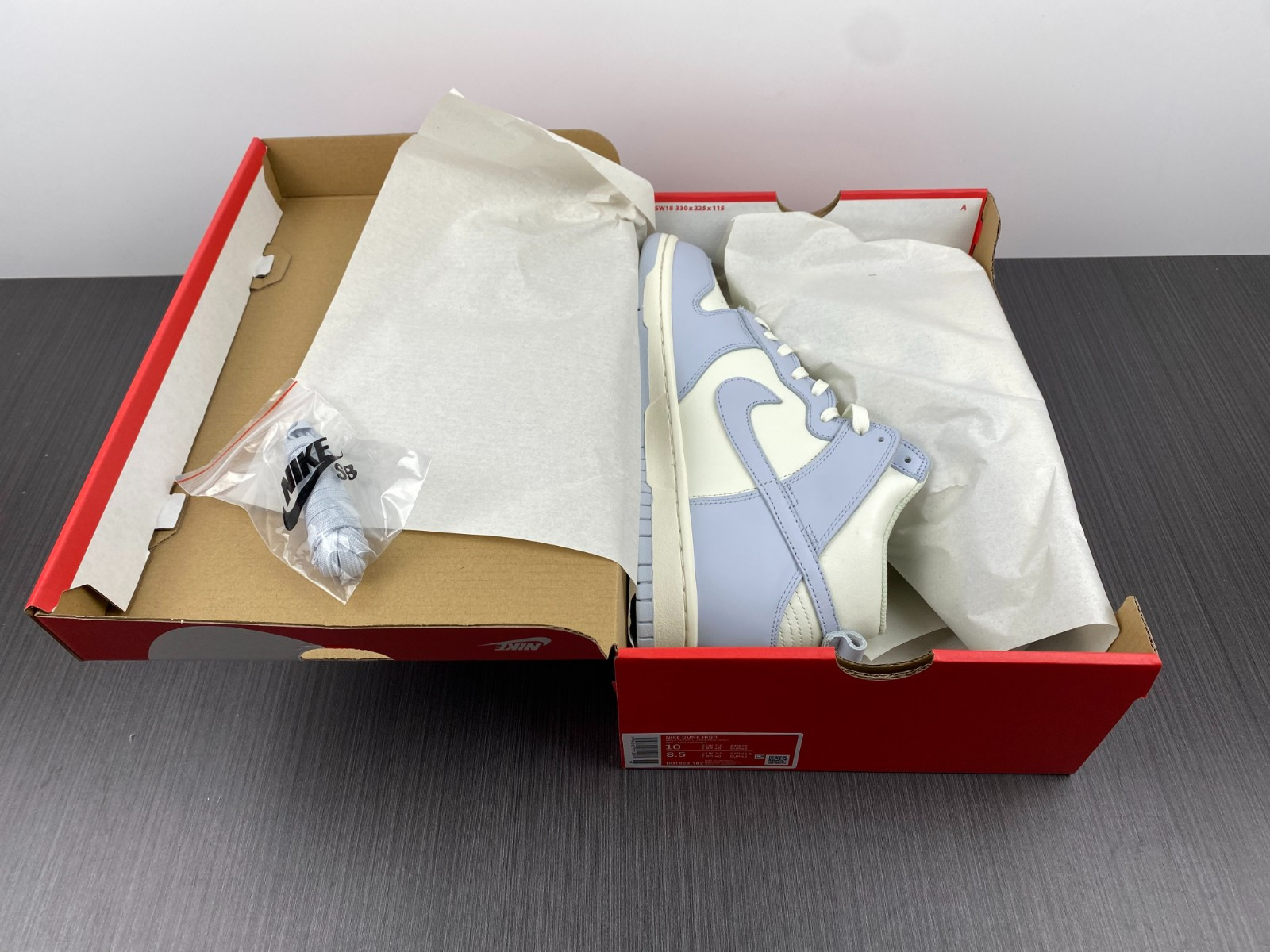 nike dunk high sail football grey (w) - dd1869-102
