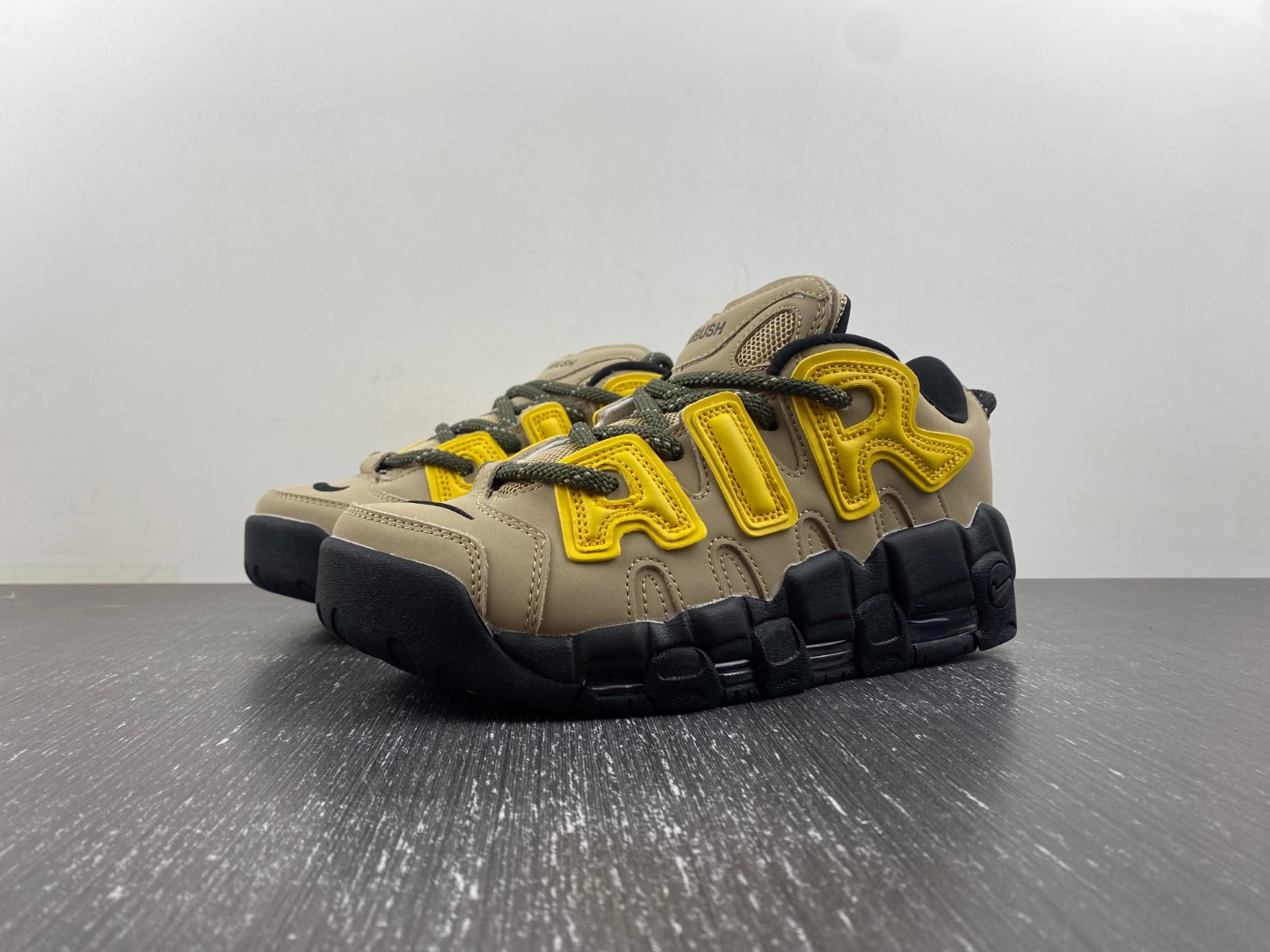 ambush x nike air more uptempo low “limestone” fb1299-200