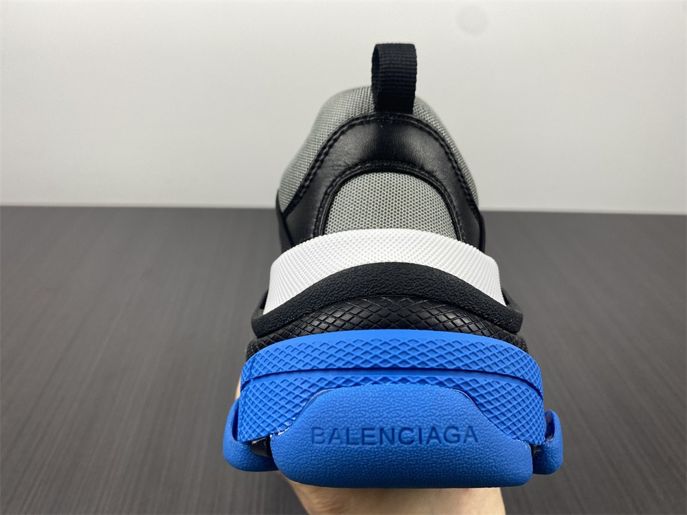 Ba*len*cia*ga triple s white black blue 1.0 sneaker