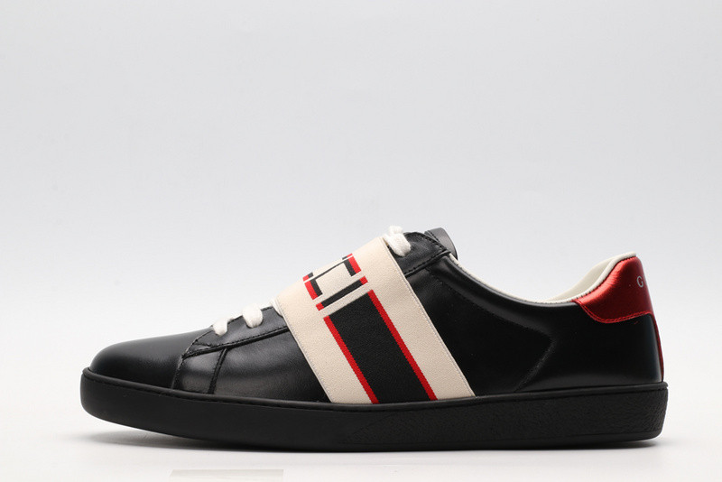 guci low-top sneaker black with G*u*i