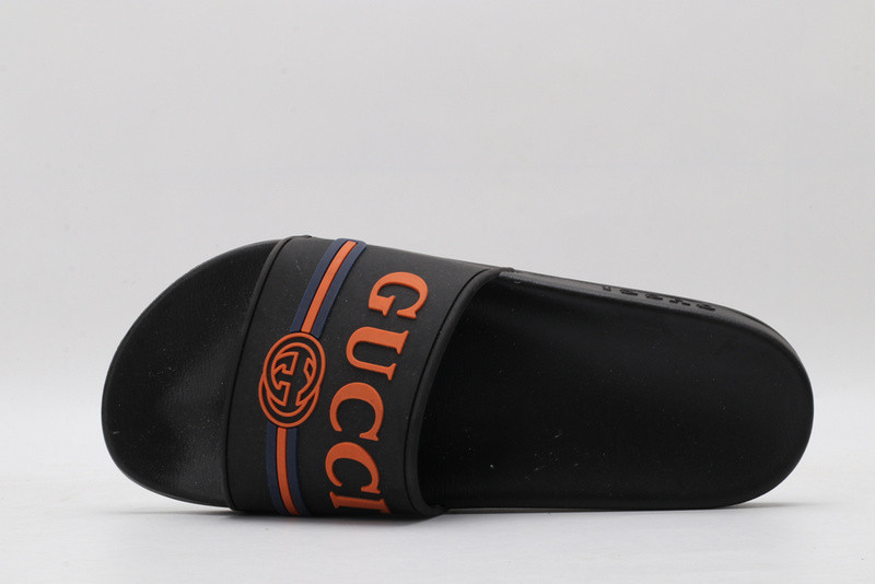 G*u*i slides all black with "orange G*u*i"