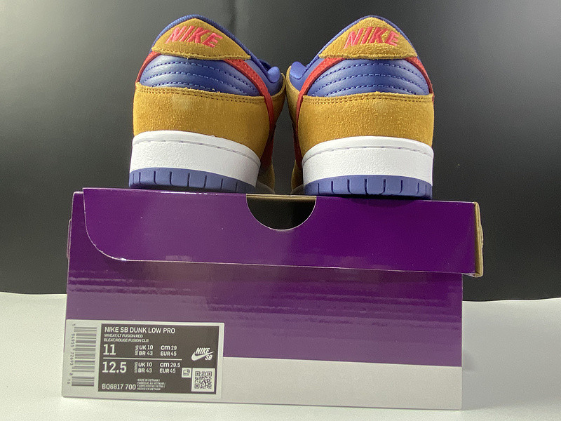nike sb dunk low reverse papa bear - bq6817-700