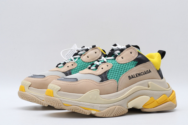 Ba*len*cia*ga triple s neon white/green /yellow