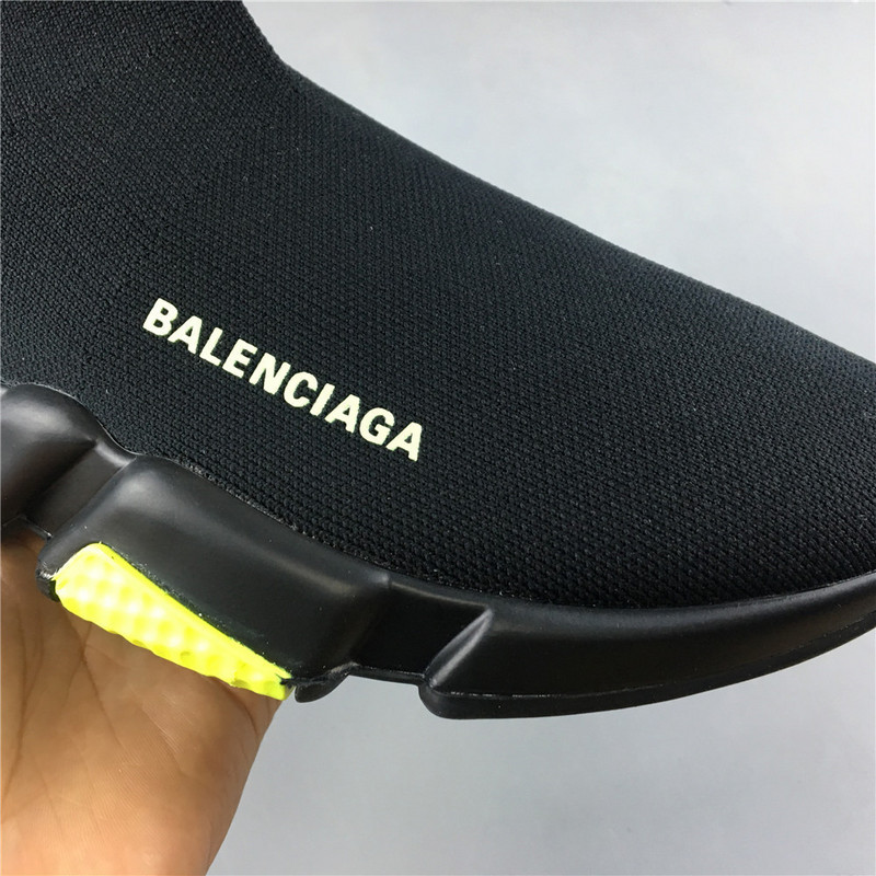 ba*len*cia*ga speed trainer sneakers with yellow botT0m