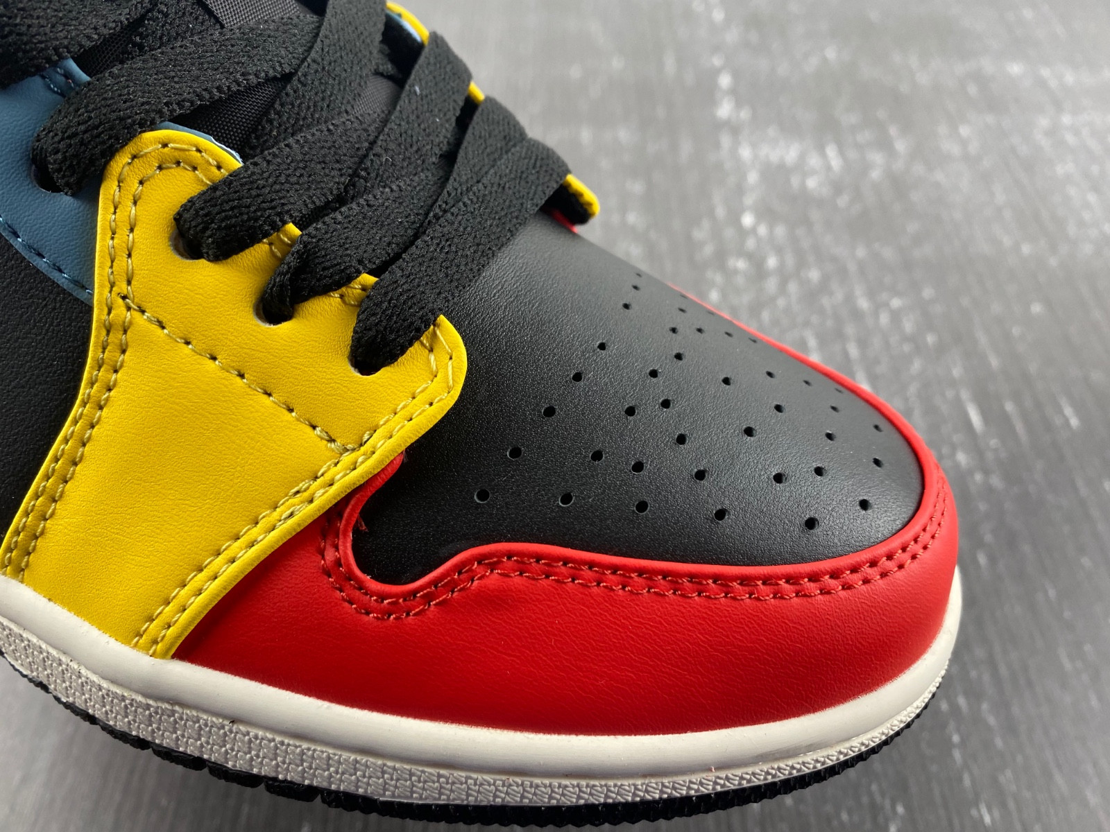 air jordan 1 low se black multi-color (w) - dn3739-060