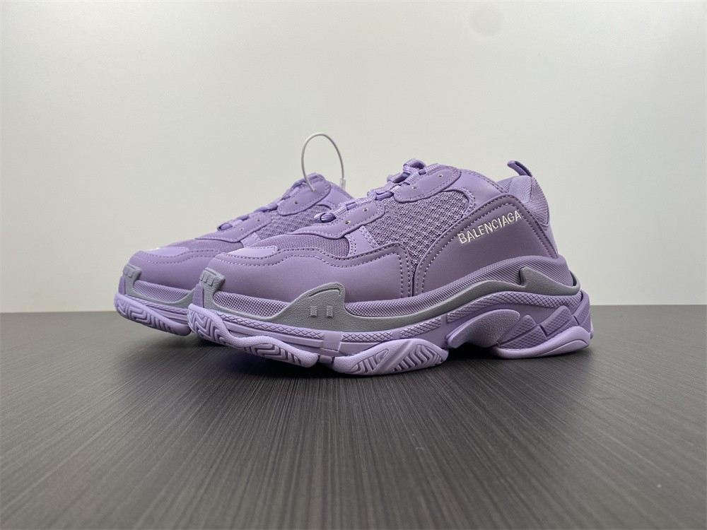Ba*len*cia*ga triple s green purple 1.0 sneaker