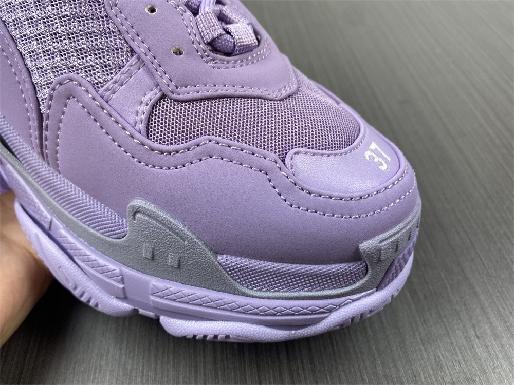 Ba*len*cia*ga triple s green purple 1.0 sneaker