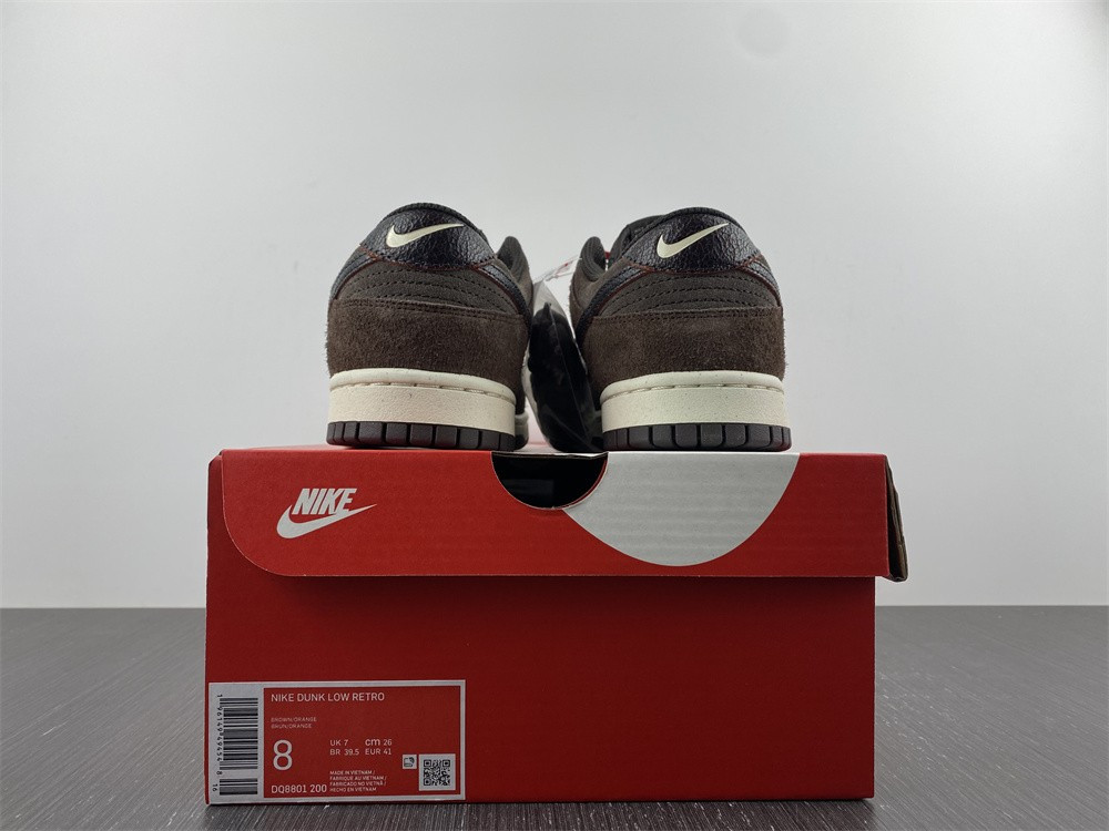 nike dunk low "baroque brown" dq8801-200